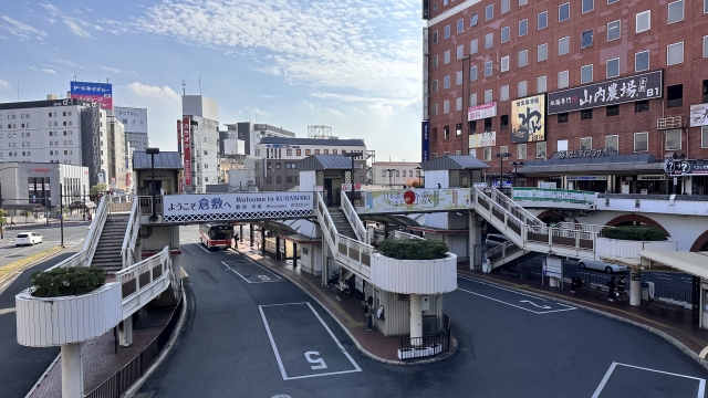 美観地区を結ぶ倉敷駅バスターミナル