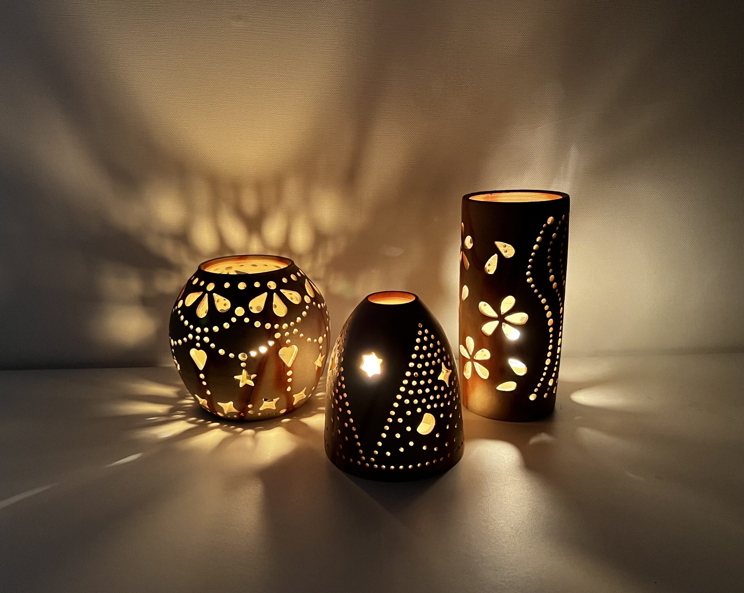 備前焼 ランプシェード 作品 体験例